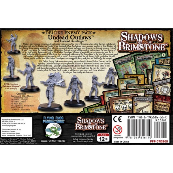 Shadows of Brimstone - Undead Outlaws - Deluxe Enemy Pack