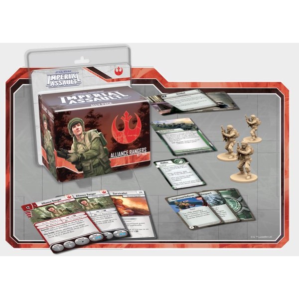 Star Wars - Imperial Assault - Alliance Rangers - Ally Expansion Pack