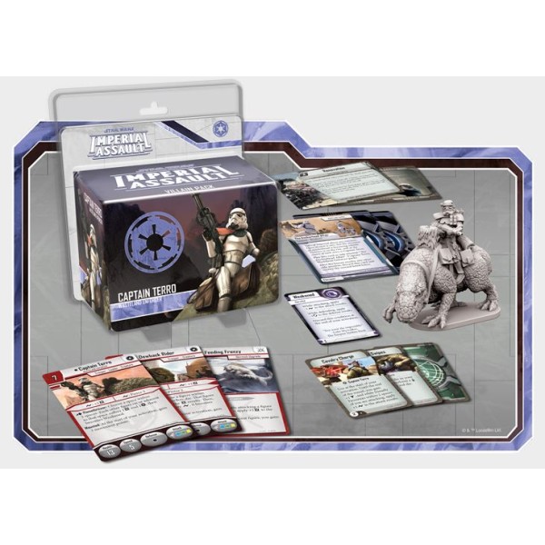 Star Wars - Imperial Assault - Captain Terro - Villain Expansion Pack