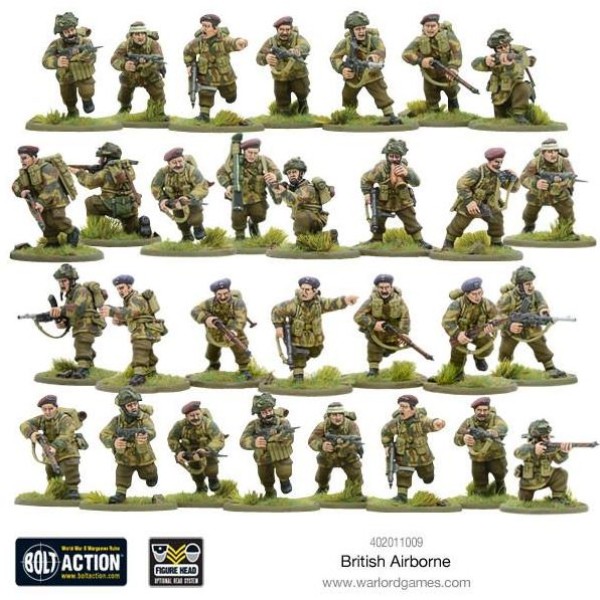 Bolt Action - British - British Airborne WWII Allied Paratroopers