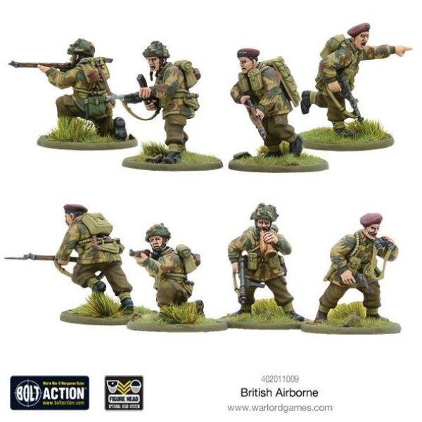 Bolt Action - British - British Airborne WWII Allied Paratroopers