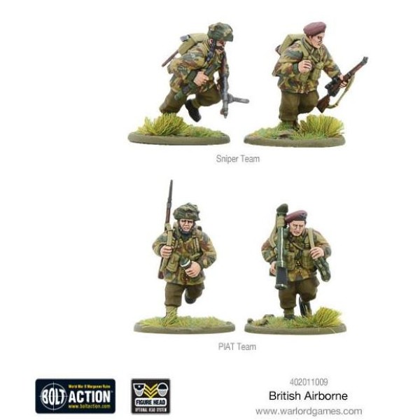 Bolt Action - British - British Airborne WWII Allied Paratroopers