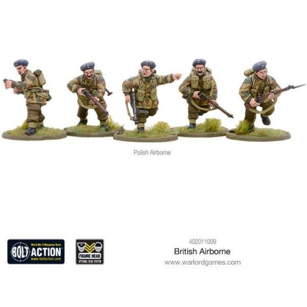 Bolt Action - British - British Airborne WWII Allied Paratroopers