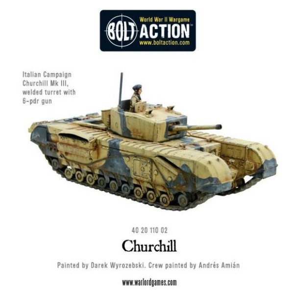 Bolt Action - British - Churchill Tank (Plastic)