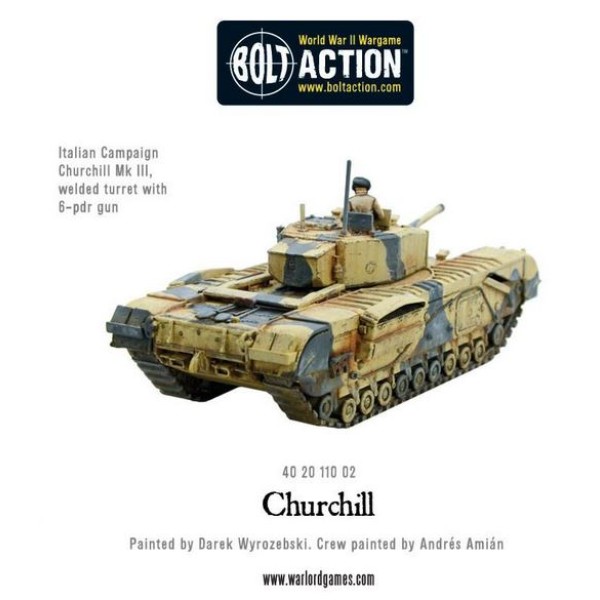 Bolt Action - British - Churchill Tank (Plastic)