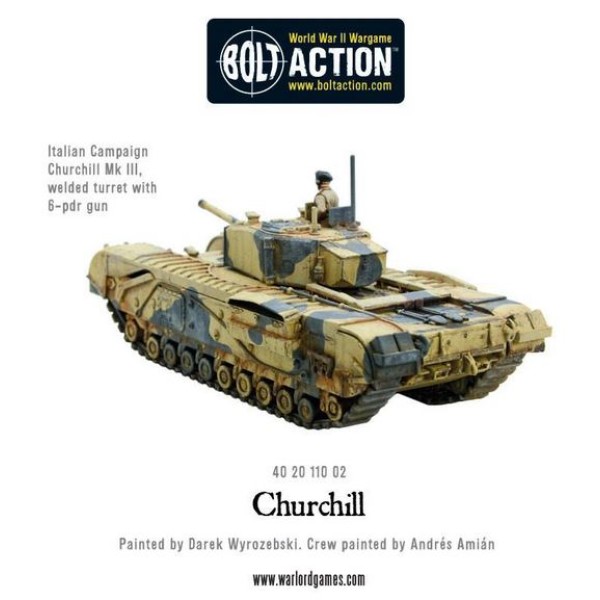 Bolt Action - British - Churchill Tank (Plastic)