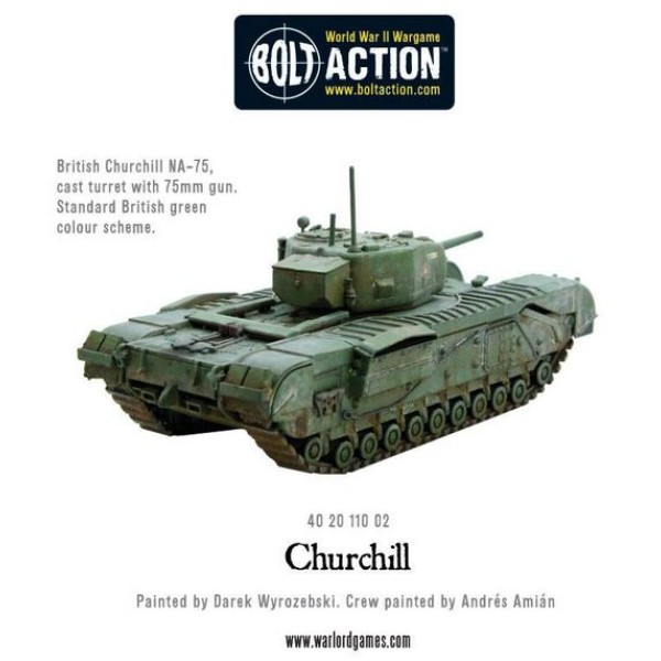 Bolt Action - British - Churchill Tank (Plastic)