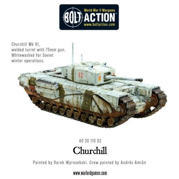 Bolt Action - British - Churchill Tank (Plastic)