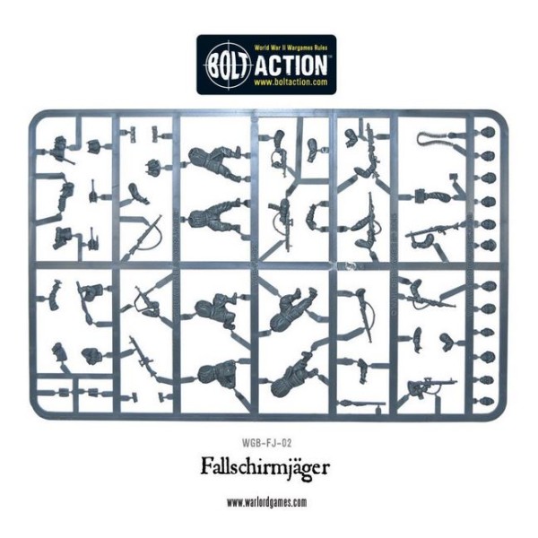 Bolt Action - Germany - Fallschirmjager Plastic Boxed Set