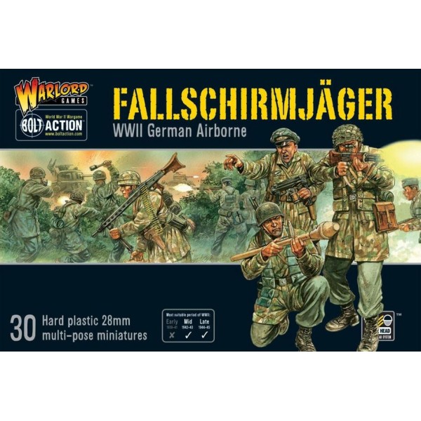 Bolt Action - Germany - Fallschirmjager Plastic Boxed Set