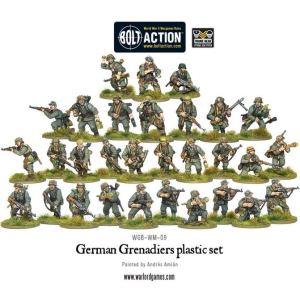 Bolt Action - Germany - German Grenadiers - plastic box set