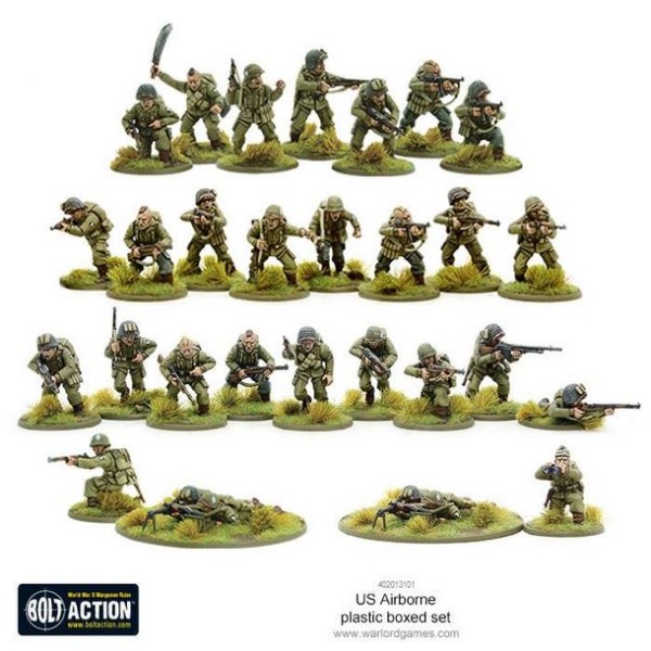 Bolt Action - US - US Airborne Plastic Boxed Set