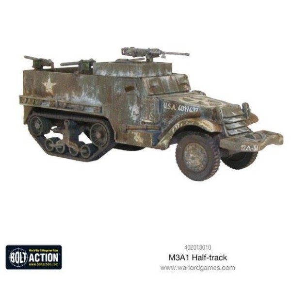 Bolt Action - US - (NEW) M3A1 Half-track (plastic)