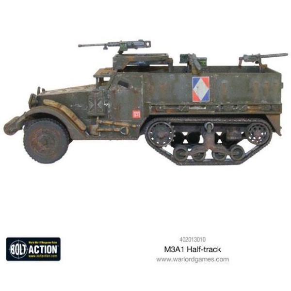 Bolt Action - US - (NEW) M3A1 Half-track (plastic)