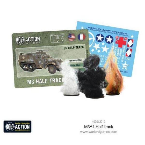 Bolt Action - US - (NEW) M3A1 Half-track (plastic)