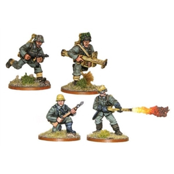 Bolt Action - Germany - Heer Pioneer Panzerschreck and Flamethrower Teams