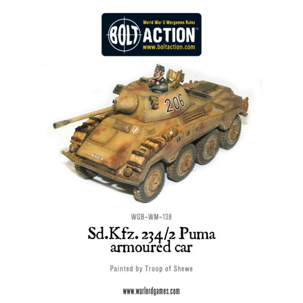 Bolt Action - Germany - Sd.Kfz 234/2 Puma Armoured Car