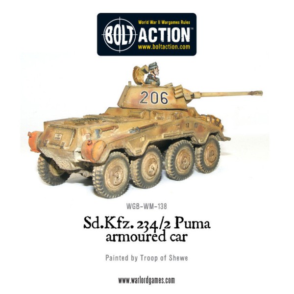 Bolt Action - Germany - Sd.Kfz 234/2 Puma Armoured Car