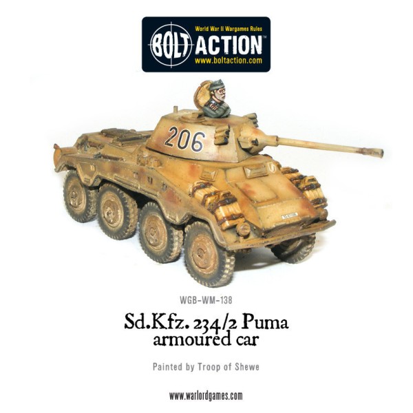 Bolt Action - Germany - Sd.Kfz 234/2 Puma Armoured Car