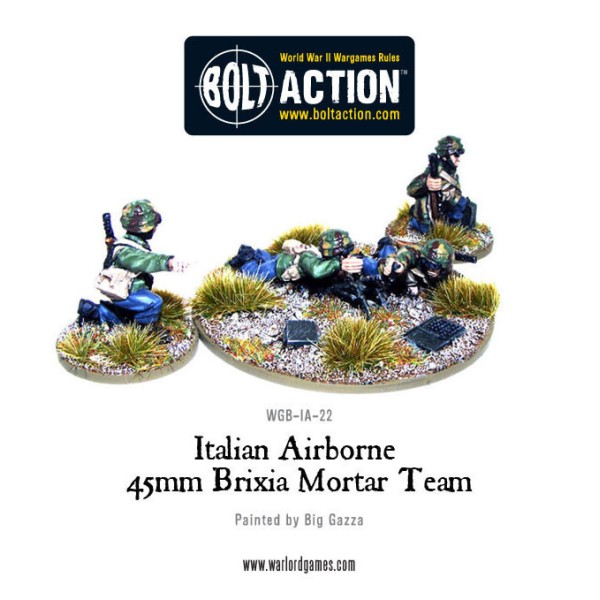 Bolt Action - Italy - Italian Paratroops 45mm Brixia Mortar Team