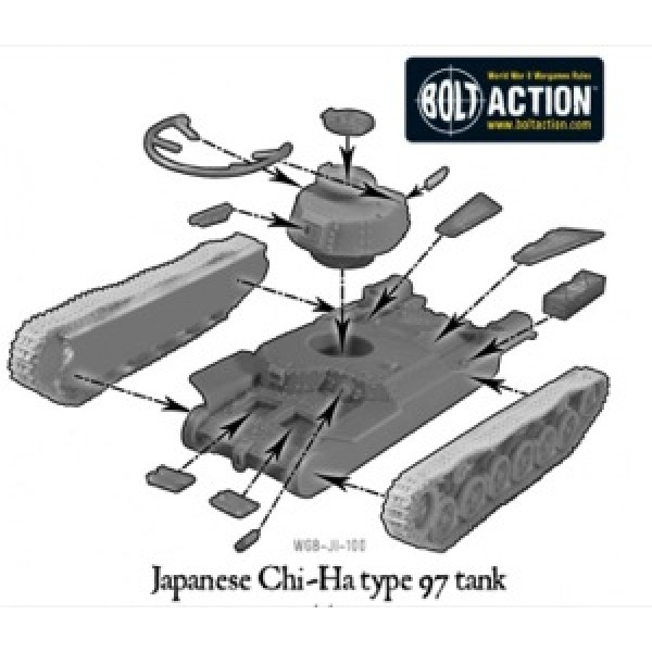 Bolt Action - Japan - Japanese Type 97 Chi-Ha Tank