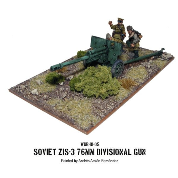 Bolt Action - Soviet - Red Army 76mm ZIS3 Divisional Gun