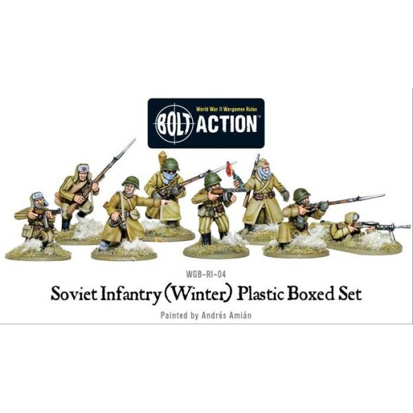 Bolt Action - Soviet - Winter Infantry - plastic box set