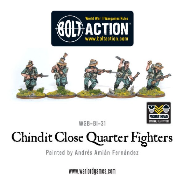 Bolt Action - British - Chindit Close Quarter Fighters