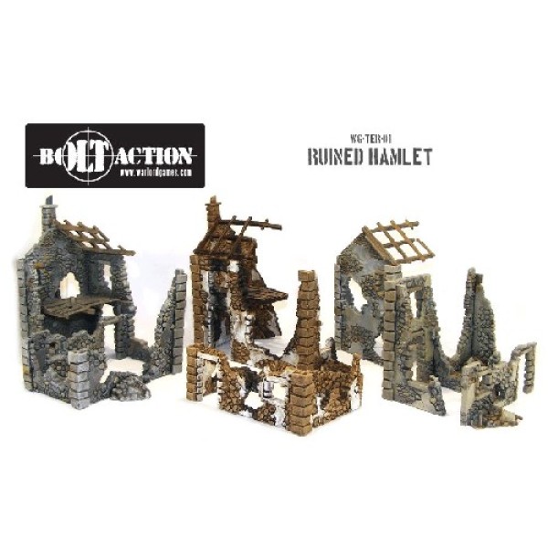 Bolt Action - Terrain - Ruined Hamlet