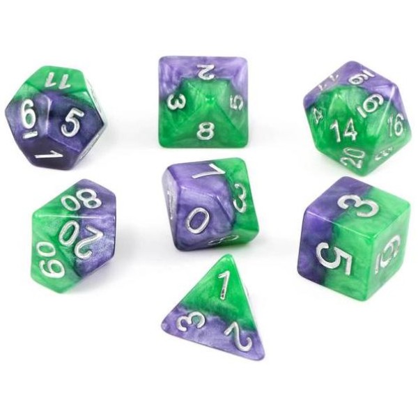 Halfsies RPG Dice - Joker Set 