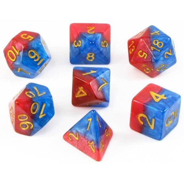 Halfsies RPG Dice - Superdice Set 