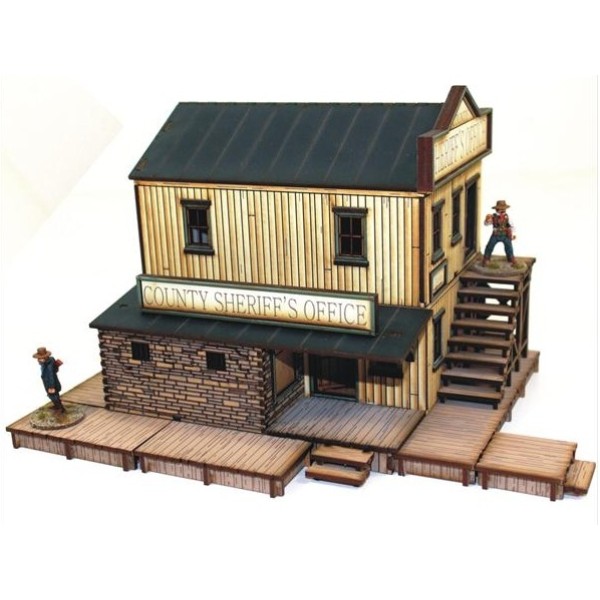 4Ground Terrain - Wild West - Feature Building - Sheriff's Office