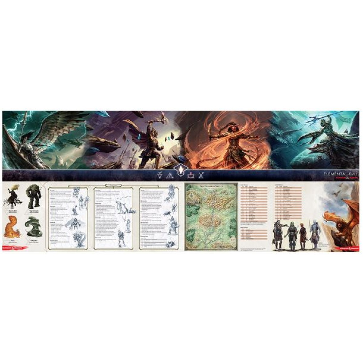 Dungeons and Dragons RPG Temple of Elemental Evil DM Screen Gf9 for sale online