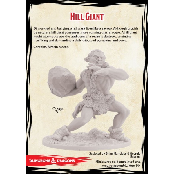 Clearance - D&D - Collector's Series - Classic Creatures - Hill Giant