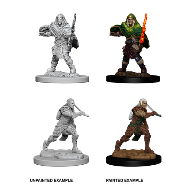 Clearance - D&D - Nolzur's Marvelous Unpainted Minis: Elf Male Fighter