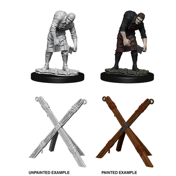 Clearance - Pathfinder - Deep Cuts Unpainted Miniatures: Assistant & Torture Cross