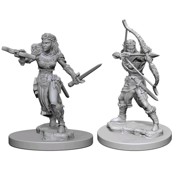 Female Human Ranger: D&D Nolzur's Marvelous Unpainted Miniatures (W11)