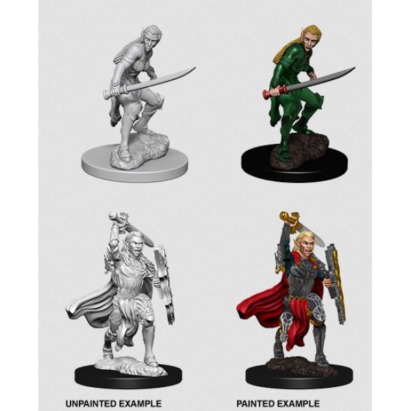 Clearance - D&D - Nolzur's Marvelous Unpainted Minis: Elf Female Fighter