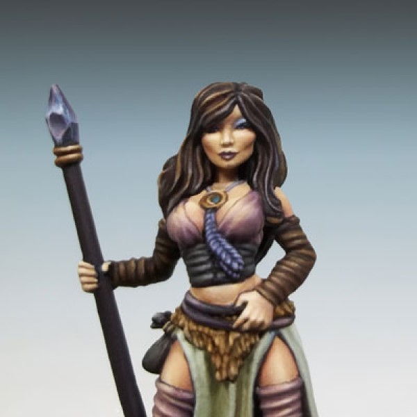 Dark Sword Miniatures - Elmore Masterworks - Overwatch: Female Mage w/ Staff