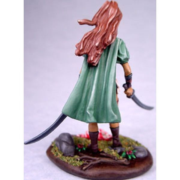 Dark Sword Miniatures - Parkinson Masterworks - Jinsu Babe - Female Dual Wield Warrior