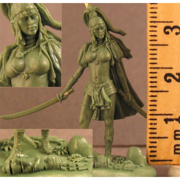 Dark Sword Miniatures - Parkinson Masterworks - Jinsu Babe - Female Dual Wield Warrior