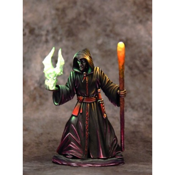 Dark Sword Miniatures - Easley Masterworks - Male Necromancer w/ Staff