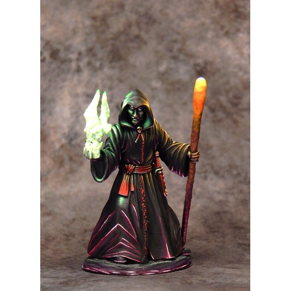 Dark Sword Miniatures - Easley Masterworks - Male Necromancer w/ Staff