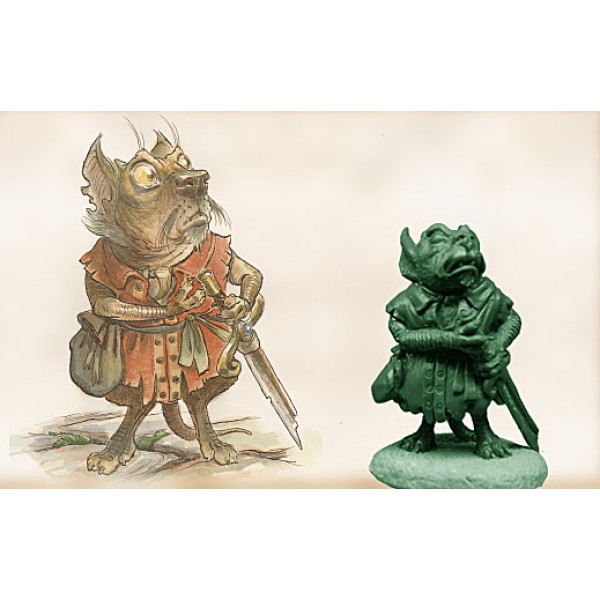 Dark Sword Miniatures - DiTerlizzi Masterworks - Yup - Kobold Warrior