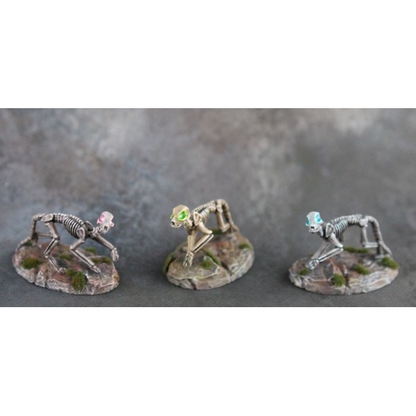 Dark Sword Miniatures - Visions in Fantasy - Undead Kitty Cats of Doom x 3