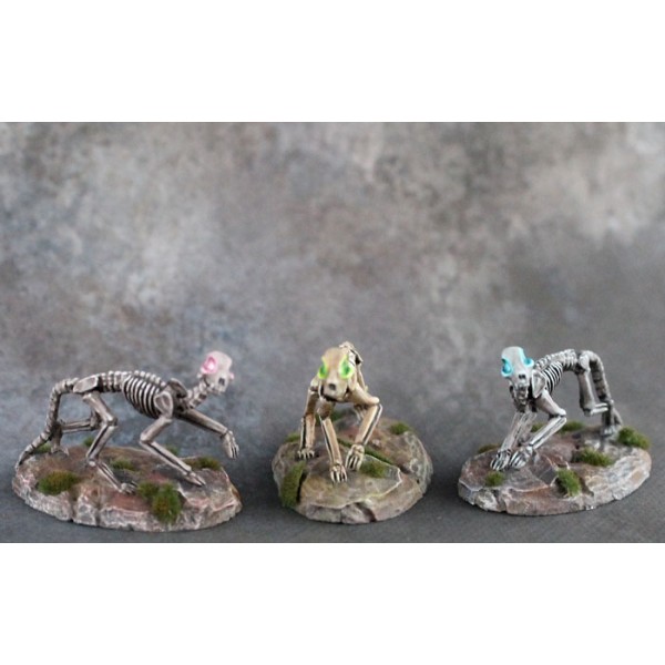 Dark Sword Miniatures - Visions in Fantasy - Undead Kitty Cats of Doom x 3