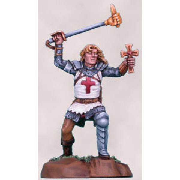 Dark Sword Miniatures - Visions in Fantasy - Male Cleric w/ Hammer Mace