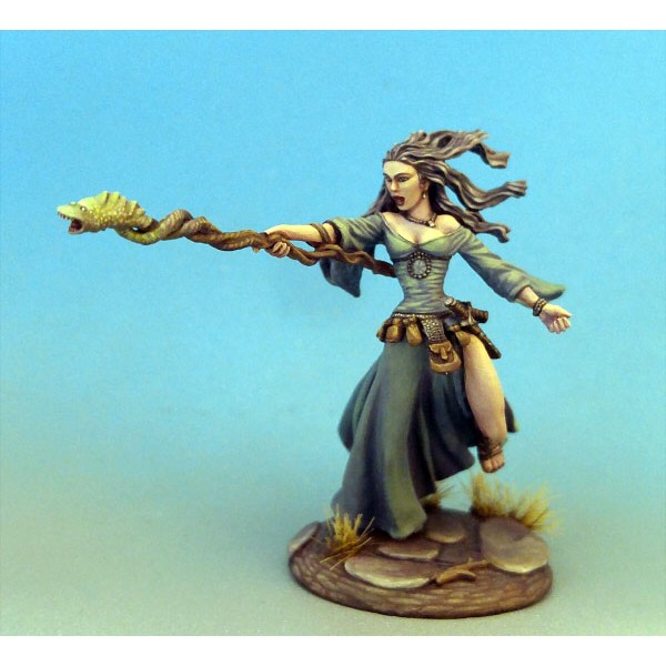 Dark Sword Miniatures - Visions in Fantasy - Female Mage w/ Staff