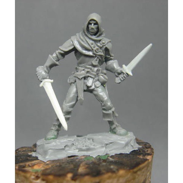 Dark Sword Miniatures - Visions in Fantasy - Male Dual Wield Rogue