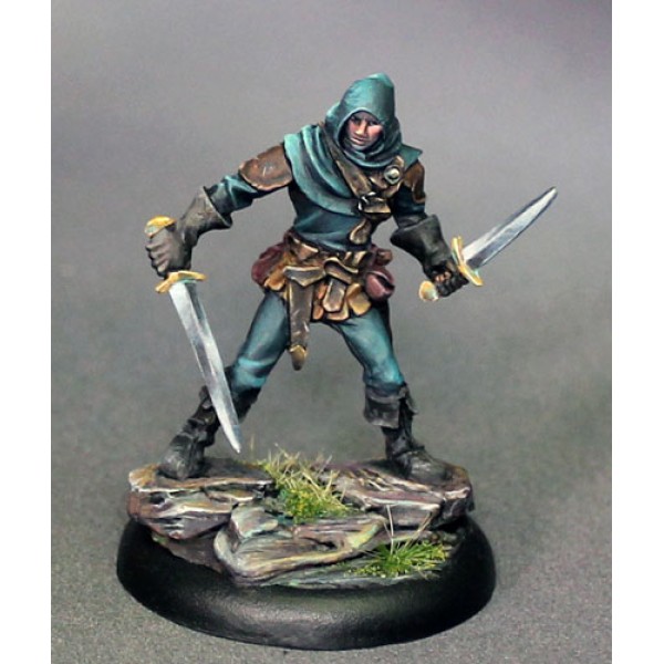 Dark Sword Miniatures - Visions in Fantasy - Male Dual Wield Rogue